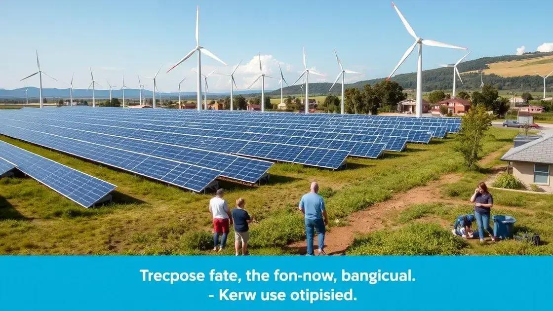 Impact on renewable energy initiatives