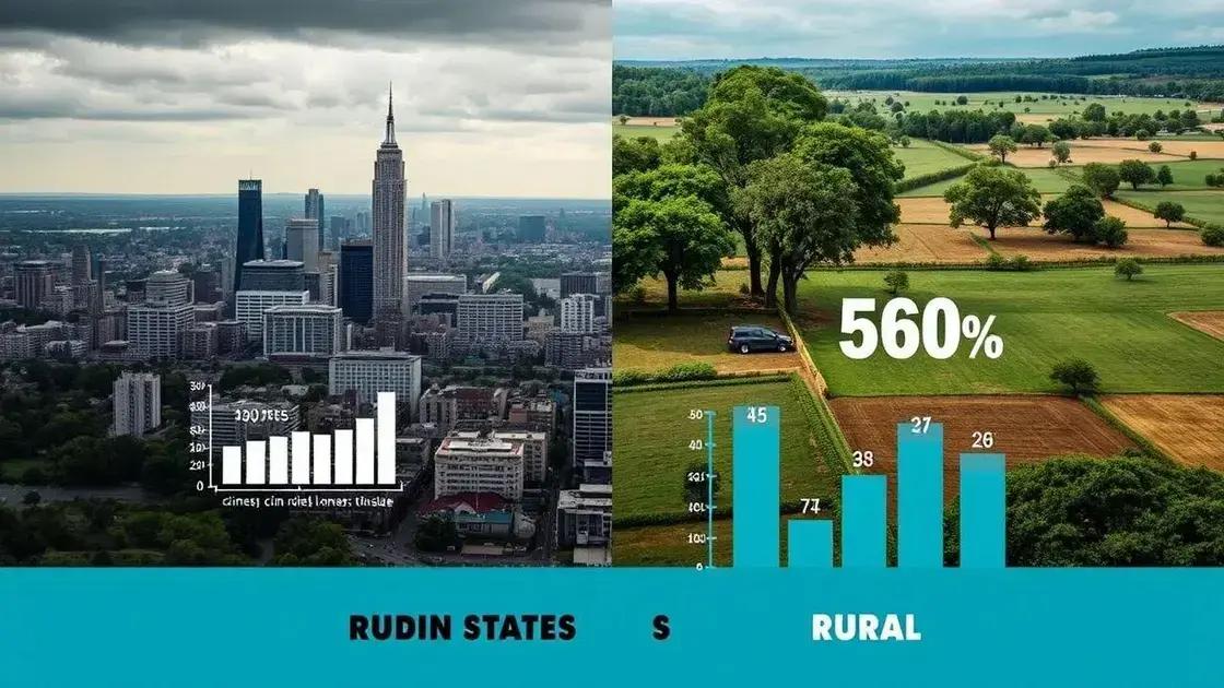 Recent statistics on crime in urban versus rural areas