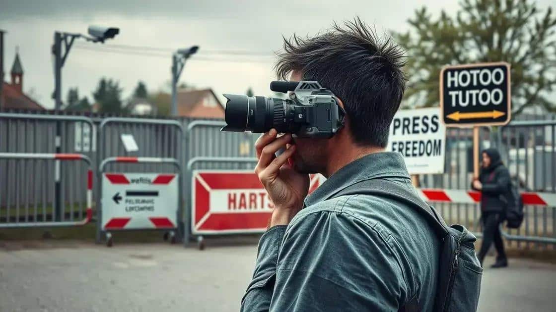 Current challenges facing press freedom