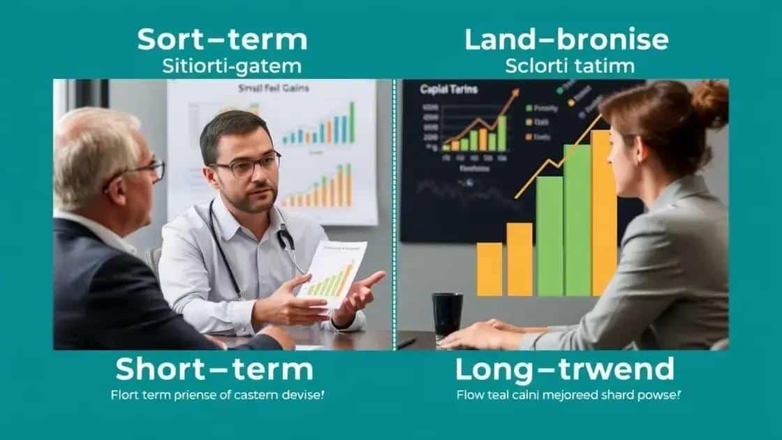 Different types of capital gains