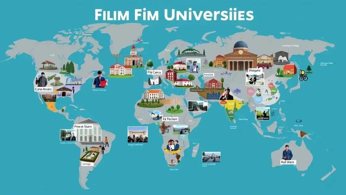 Top film universities in major regions