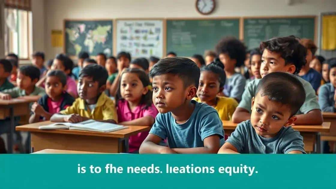 Challenges in achieving education equity