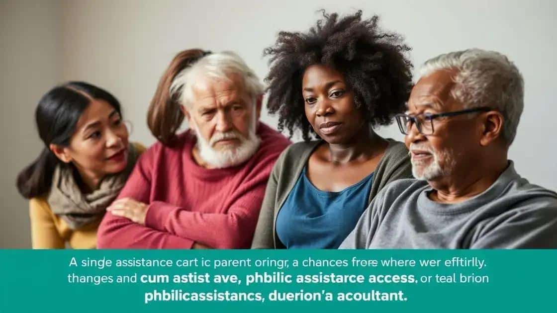 Who is affected by changes in public assistance access?