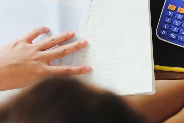 A close-up shot of a calculator with a hand entering numbers, representing payroll calculations. The background is blurred with legal documents and sticky notes.