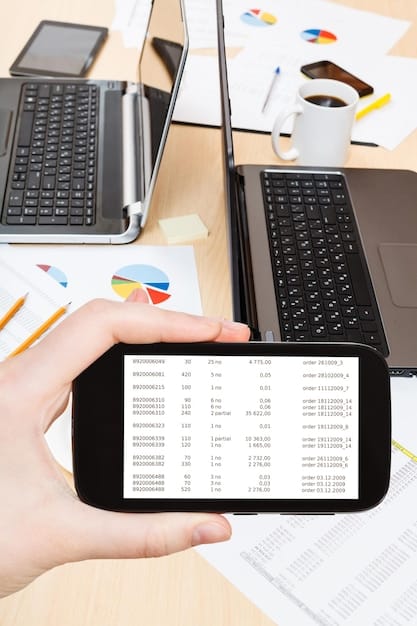 A close-up of a calculator and financial reports being used in an office, highlighting the precision and attention to detail required for tax compliance, and symbolizing the impact of new IRS business tax rules for 2025.