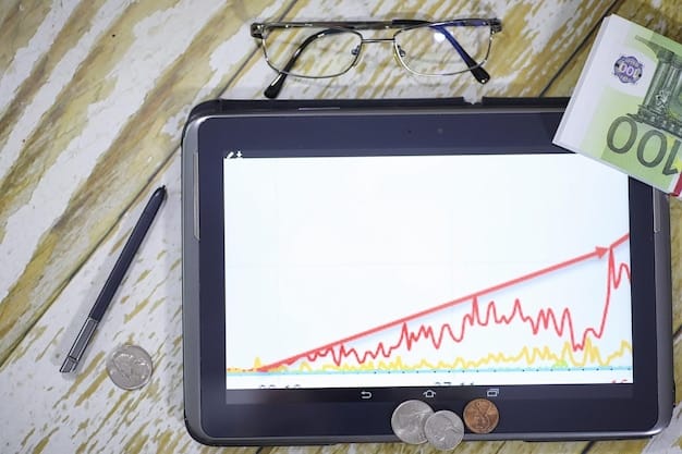 A close-up of a digital graph displaying the upward trend of small business loan interest rates over the past few months. The graph includes annotations pointing out key dates and percentage increases, providing a visual representation of the rising rates.
