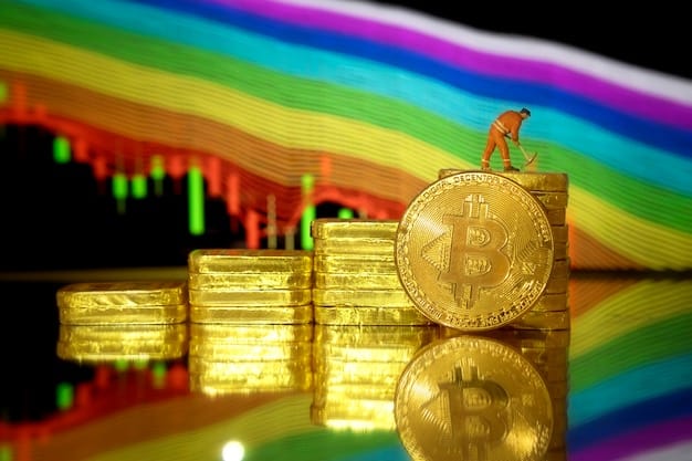 A visual representation of various factors influencing Bitcoin's price, including macroeconomic trends (e.g., inflation, interest rates), regulatory developments (e.g., government policies), and technological advancements (e.g., scalability solutions). The image should be a visually appealing infographic.