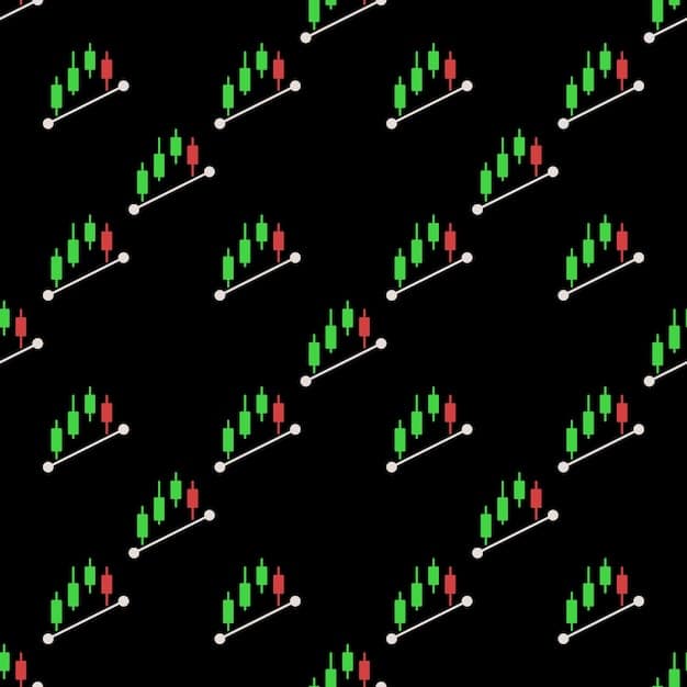 A close-up of a candlestick chart, highlighting specific candlestick patterns, such as a bullish engulfing pattern, with annotations explaining the pattern's significance.