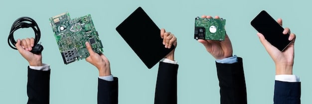 A split image showing a hand holding a hardware wallet on one side and a mobile phone displaying a custodial wallet app on the other. The background emphasizes the contrast between personal control and third-party management.