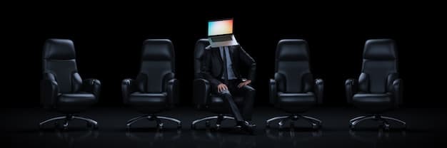 A depiction of a person or team sitting in front of computers in a dimly lit office, working on a company's crisis management plan. They are focused and determined to handle the situation effectively. The image underscores the importance of preparedness and a proactive approach to crisis management.