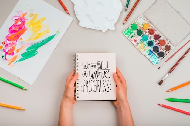 A close-up shot of a hand sketching logo designs in a notebook, surrounded by colored markers and brainstorming notes. The image captures the creative process involved in developing a brand identity.