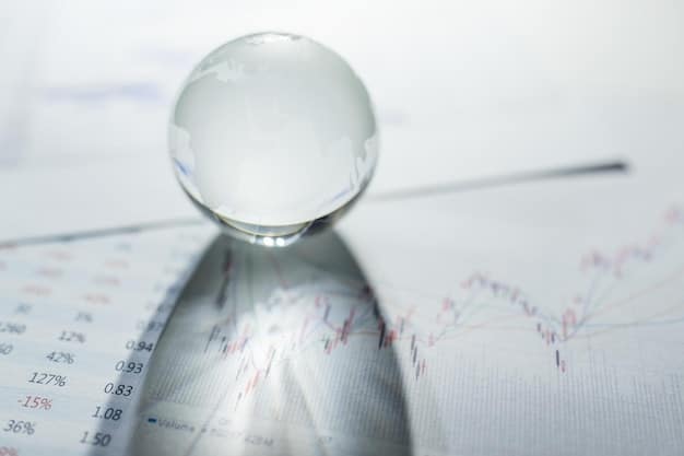 A close-up of a financial analyst reviewing a startup's financial statement with a magnifying glass, highlighting key metrics related to revenue, growth, and profitability.