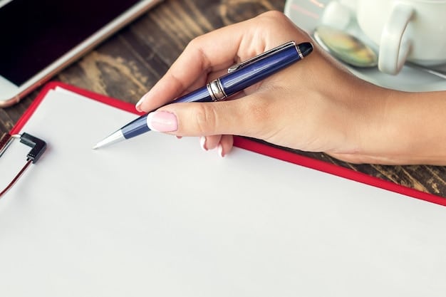 A close-up shot of a hand signing a legal document, with a pen resting on the paper. The document has a crisp, official appearance, and the hand is adorned with a wedding ring, emphasizing commitment and legal significance.