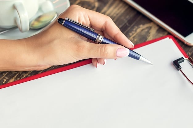 A close-up hand carefully signing a legal document, with a sophisticated fountain pen gliding across the paper. The backdrop is softly blurred, featuring a lawyer's office with shelves filled with law books, enhancing the sense of authority and professionalism.