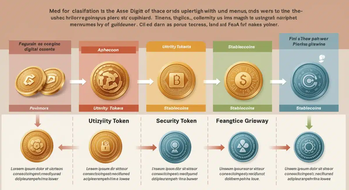 Infographic showing digital asset classifications and SEC regulatory pathways