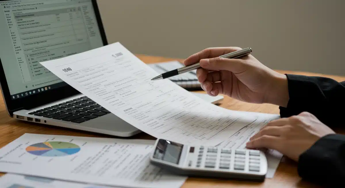 Detailed financial spreadsheet analysis for tax planning