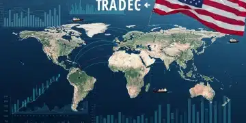 Global trade network with US policy overlay 2026
