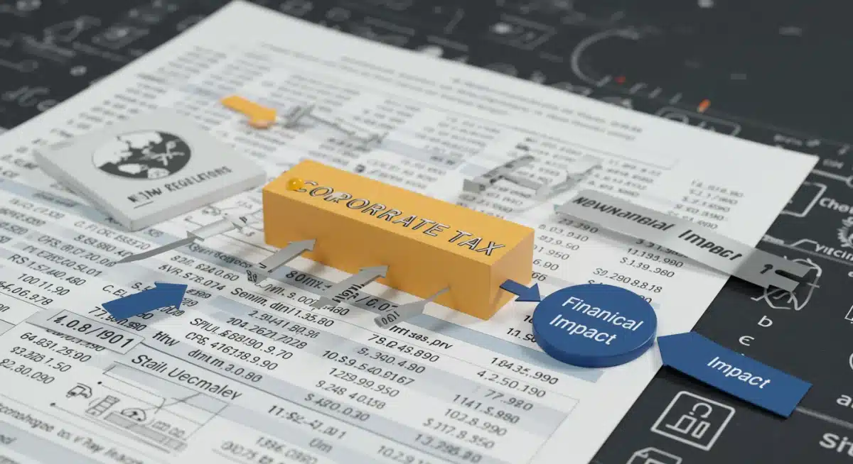 Infographic showing corporate tax structure and impact of new regulations