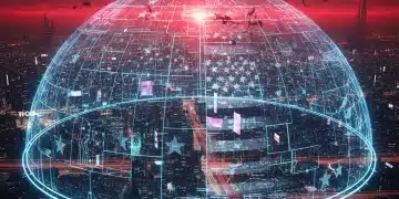Digital shield protecting US businesses from cyber threats in 2026