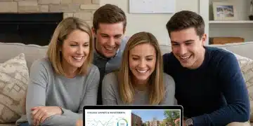 Family planning college savings for 2026 with laptop