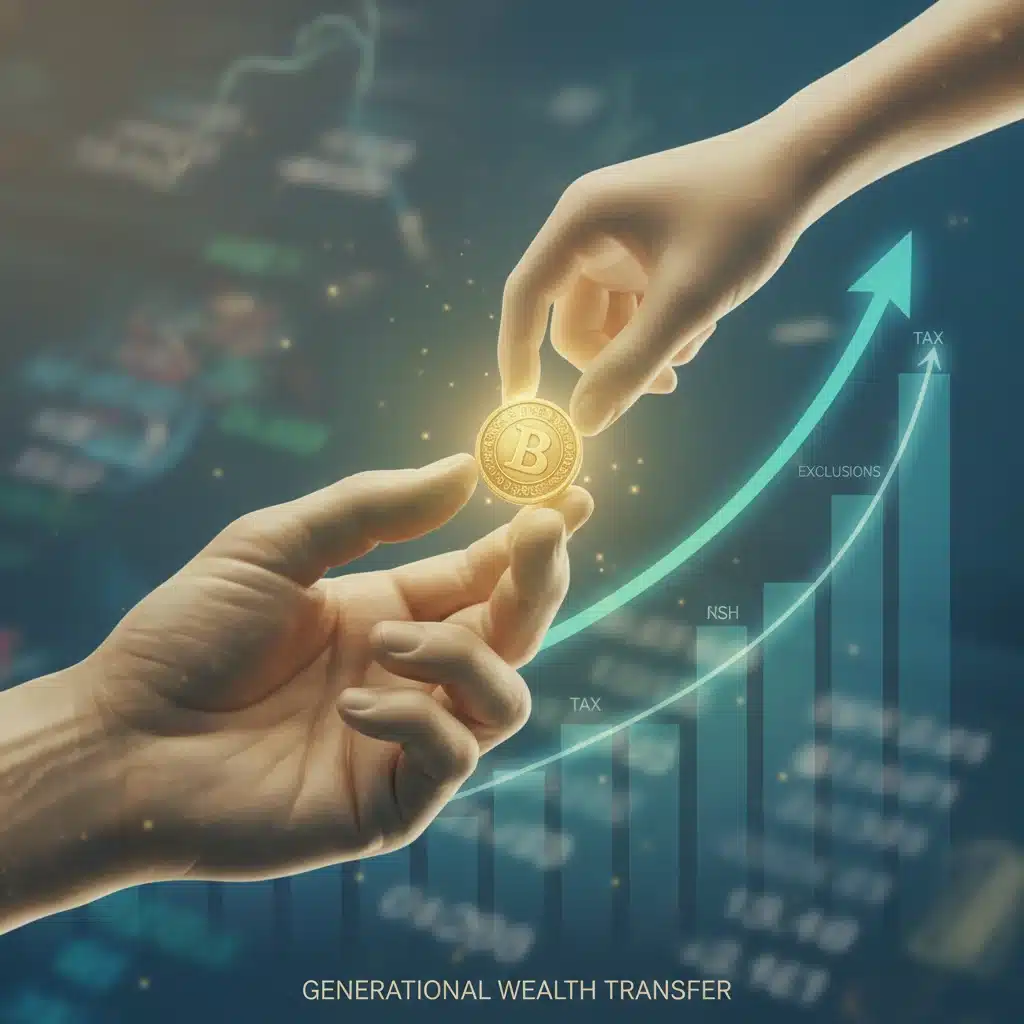 Generational wealth transfer with strategic financial planning