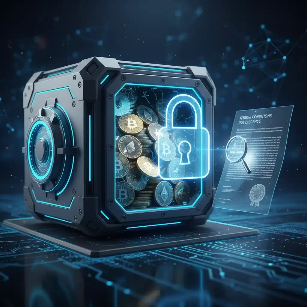 Secure crypto staking platform with robust security and compliance