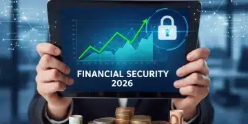 Financial security concept with person planning emergency fund for 2026