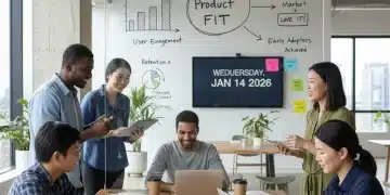 Startup team validating product-market fit in 2026